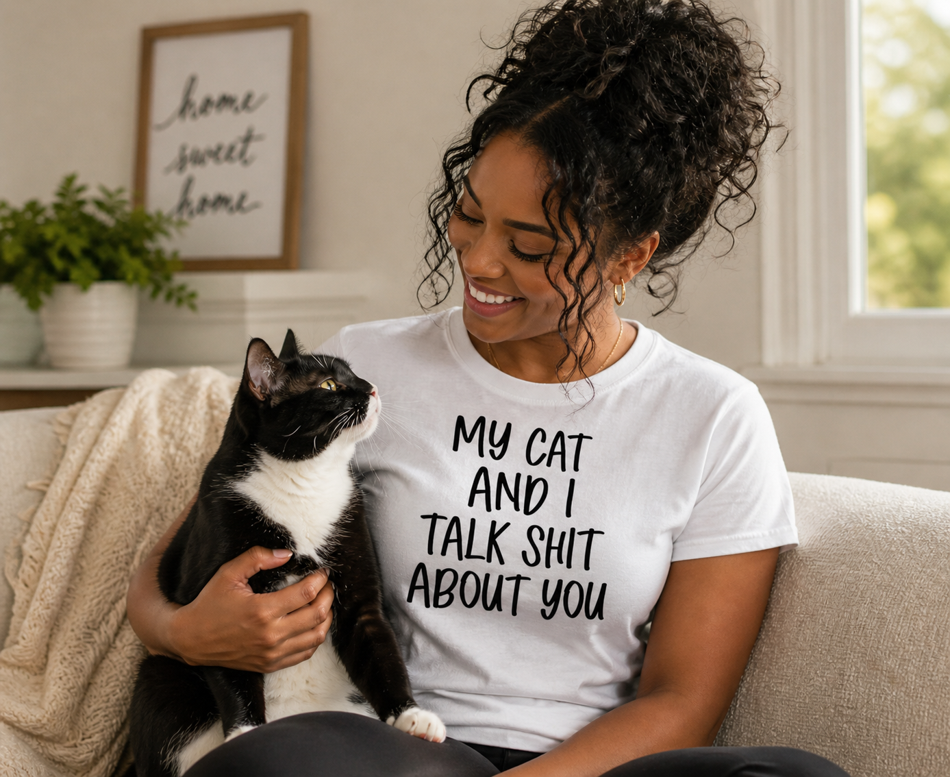 My Cat and I Talk Shit About You T-Shirt