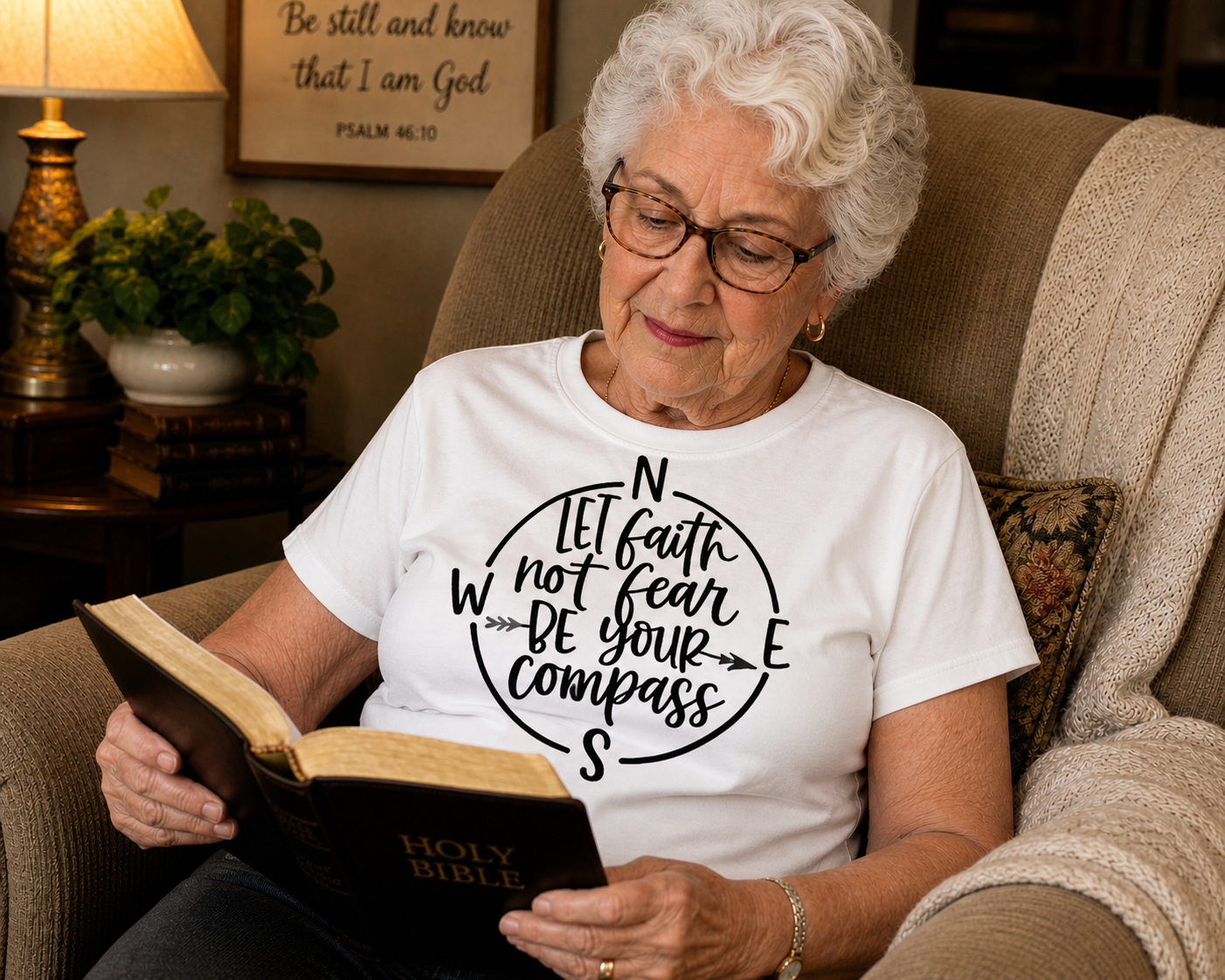 Let Faith Not Fear Be Your Compass T-Shirt