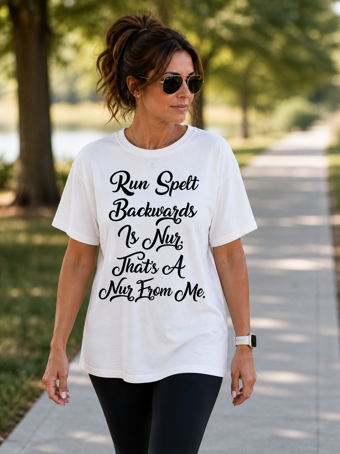 Run Spelled Backwards T-Shirt